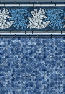 Riviera Blue Mosaic- 27 Mil